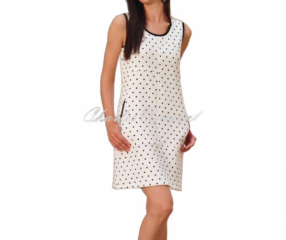 NEW AMELIA'S dolcezza polka dot dress in white